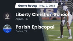 Recap: Liberty Christian School  vs. Parish Episcopal  2018