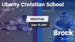 Matchup: Liberty Christian vs. Brock  2019
