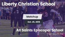 Matchup: Liberty Christian vs. All Saints Episcopal School 2019