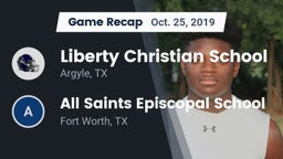 Recap: Liberty Christian School  vs. All Saints Episcopal School 2019