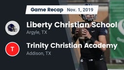 Recap: Liberty Christian School  vs. Trinity Christian Academy  2019