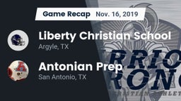 Recap: Liberty Christian School  vs. Antonian Prep  2019