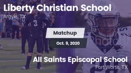 Matchup: Liberty Christian vs. All Saints Episcopal School 2020