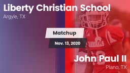 Matchup: Liberty Christian vs. John Paul II  2020