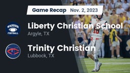 Recap: Liberty Christian School  vs. Trinity Christian  2023