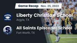 Recap: Liberty Christian School  vs. All Saints Episcopal School 2023