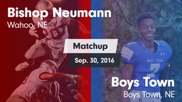 Matchup: Bishop Neumann High vs. Boys Town  2016