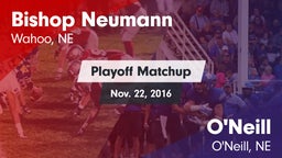 Matchup: Bishop Neumann High vs. O'Neill  2016