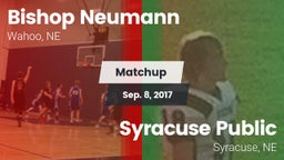 Matchup: Bishop Neumann High vs. Syracuse Public  2017