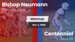 Matchup: Bishop Neumann High vs. Centennial  2020