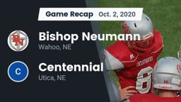 Recap: Bishop Neumann  vs. Centennial  2020