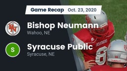 Recap: Bishop Neumann  vs. Syracuse Public  2020