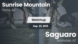 Matchup: Sunrise Mountain vs. Saguaro  2016
