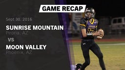 Recap: Sunrise Mountain  vs. Moon Valley  2016