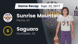 Recap: Sunrise Mountain  vs. Saguaro  2017