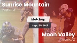 Matchup: Sunrise Mountain vs. Moon Valley  2017