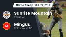 Recap: Sunrise Mountain  vs. Mingus  2017