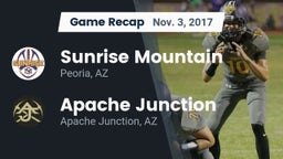 Recap: Sunrise Mountain  vs. Apache Junction  2017