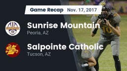 Recap: Sunrise Mountain  vs. Salpointe Catholic  2017