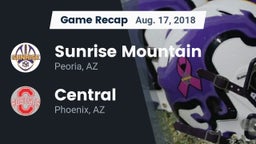 Recap: Sunrise Mountain  vs. Central  2018