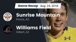 Recap: Sunrise Mountain  vs. Williams Field  2018