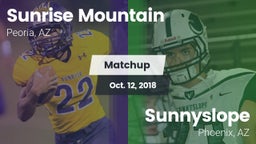 Matchup: Sunrise Mountain vs. Sunnyslope  2018