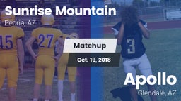 Matchup: Sunrise Mountain vs. Apollo  2018