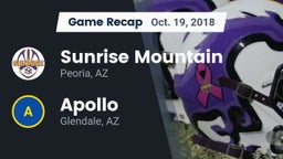 Recap: Sunrise Mountain  vs. Apollo  2018