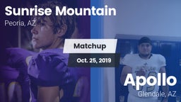 Matchup: Sunrise Mountain vs. Apollo  2019