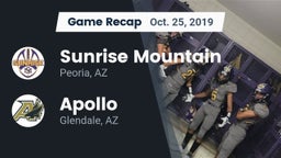 Recap: Sunrise Mountain  vs. Apollo  2019