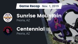 Recap: Sunrise Mountain  vs. Centennial  2019