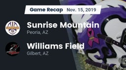 Recap: Sunrise Mountain  vs. Williams Field  2019