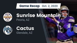Recap: Sunrise Mountain  vs. Cactus  2020
