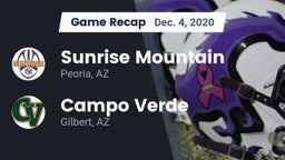 Recap: Sunrise Mountain  vs. Campo Verde  2020