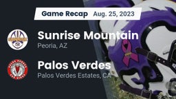Recap: Sunrise Mountain  vs. Palos Verdes  2023