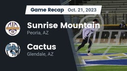 Recap: Sunrise Mountain  vs. Cactus  2023
