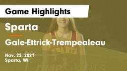 Sparta  vs Gale-Ettrick-Trempealeau  Game Highlights - Nov. 22, 2021