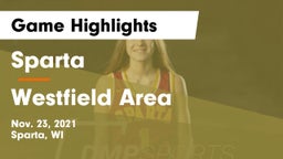 Sparta  vs Westfield Area  Game Highlights - Nov. 23, 2021