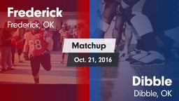 Matchup: Frederick High vs. Dibble  2016