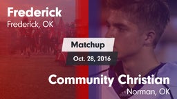 Matchup: Frederick High vs. Community Christian  2016