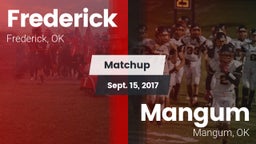 Matchup: Frederick High vs. Mangum  2017