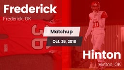 Matchup: Frederick High vs. Hinton  2018