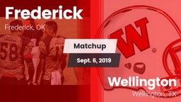 Matchup: Frederick High vs. Wellington  2019