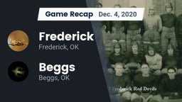 Recap: Frederick  vs. Beggs  2020