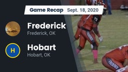 Recap: Frederick  vs. Hobart  2020