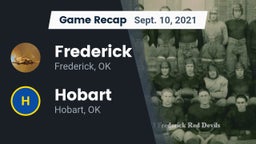Recap: Frederick  vs. Hobart  2021