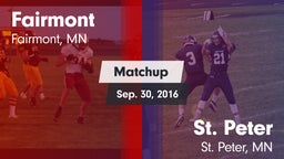 Matchup: Fairmont  vs. St. Peter  2016