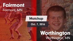 Matchup: Fairmont  vs. Worthington  2016