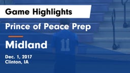 Prince of Peace Prep  vs Midland  Game Highlights - Dec. 1, 2017