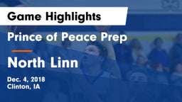 Prince of Peace Prep  vs North Linn  Game Highlights - Dec. 4, 2018